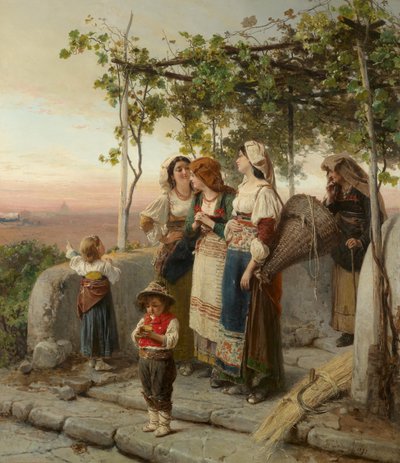tren geliyor by Gerolamo Induno